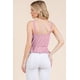 thumbnail image 4 of Top Camisola De Canalé Con Lazo Delantero Y Peplum De Encaje, 4 of 4