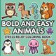 thumbnail image 1 of Libro para colorear Noor Kids Bold and Easy Animals Stress Relief, 1 of 1