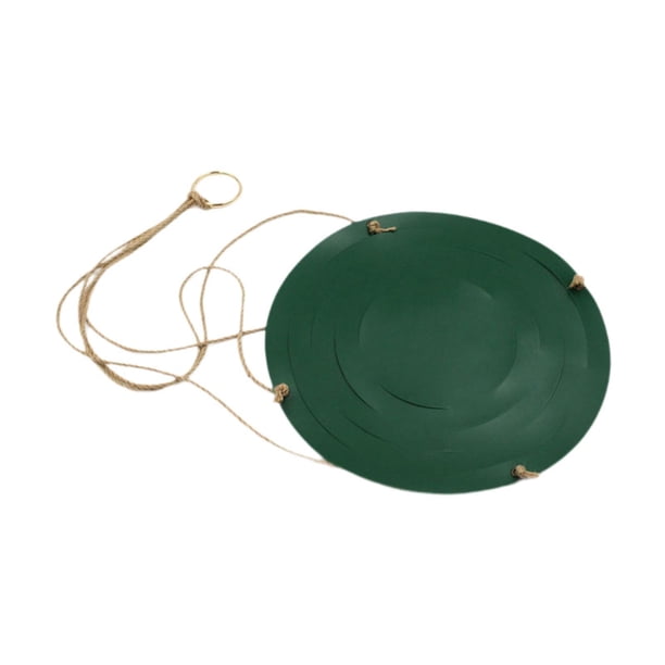 Macetero colgante para jardín, cesta de almacenamiento para plantas, decoración de césped para balcón, colgador de maceta ondulada para interiores y Verde