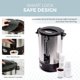 thumbnail image 5 of Cafetera eléctrica ALPHA LIVING de 18,9 L, acero inoxidable con grifo, 5 of 7