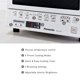 thumbnail image 4 of Horno tostador Panasonic FlashXpress 1300W 4 rebanadas blanco, 4 of 9