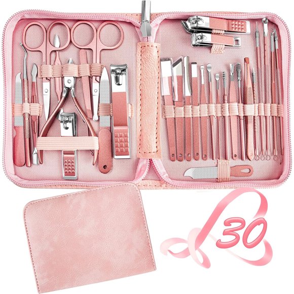 Set Manicura RedFlow 30 en 1 con Estuche