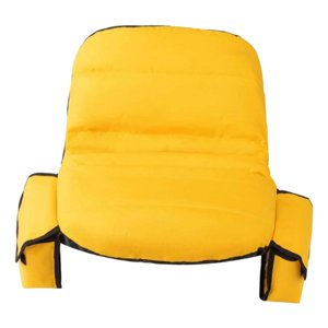 Ioensy - Funda Para Asiento De Cortacésped, Cómoda Y Resistente, Para Jardín, Patio, Granja, Color Naranja.