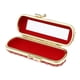 thumbnail image 5 of Lápiz labial de cuero Lip Gloss Case Caja de almacenamiento Balm Holder with Mirror Red, 5 of 5