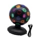 thumbnail image 3 of Lámpara De Bola De Discoteca Luz Estroboscópica LED RGB Portátil Para Escenarios Sala Feliz Cumpleaños Negro, 3 of 5