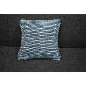 Decoghar - Cojin Deco Cojin Mushroom Azul Diseño Moderno Natural 0,4X0,4 Mts