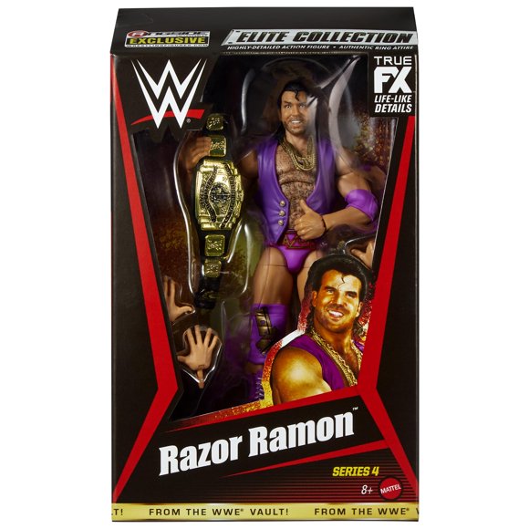 Figura de acción WWF Razor Ramon (Púrpura) Serie 4
