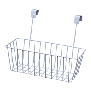 Bothyi - Cestas De Almacenamiento De Rejilla Con Ganchos Sobre La Cesta Organizadora De La Puerta Del Gabinete Para Rv