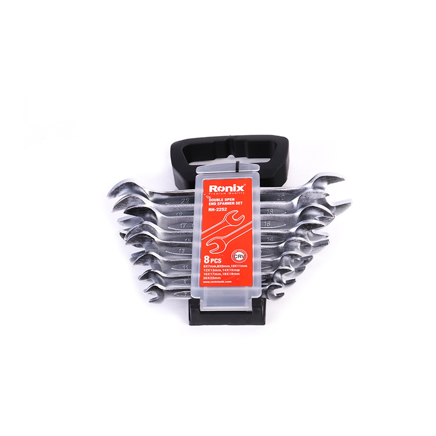 Ronix - Juego De Llaves Combinadas 8 Piezas Cr-v