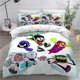 thumbnail image 1 of Teen Titans Go Bedding Set Single Twin Full Queen King Size Anime Bed Set Aldult Kid Bedroom Duvetcover Sets 3D Print Bed Sheets, 1 of 5