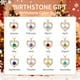 thumbnail image 4 of Collar colgante de amor de amor con piedra de nacimiento Zirconia, regalo de joyería de las mujeres para la Navidad, cumpleaños, aniversario, 4 of 5