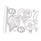 thumbnail image 2 of Pósteres Para Colorear, Regalo De Cumpleaños, Rollo De Papel De Arte DIY, Adhesivo Para El Hogar, Dibujo, Número, Letra, 2 of 5