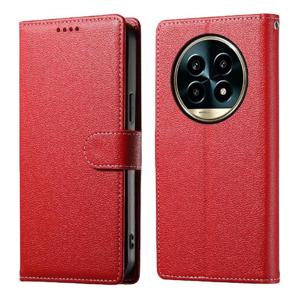 Funda para FOXDOCK Realme 13 Pro 5G– Cuero Premium, 3 ranuras para tarjetas, Protección contra impactos