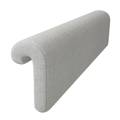 Magideal - Cabecero De Cama Con Almohada, Cojín De Respaldo Tapizado Extraíble, Esponja De Lino, Diseño Ergonómico, Protección De Muebles, Cojín De Lectura, Adec Gris Claro