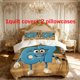 thumbnail image 1 of 3pcs Number 67 Personification Themed Bedding Set | 1 Duvet Cover + 2 Pillowcases Polyester, 1 of 5