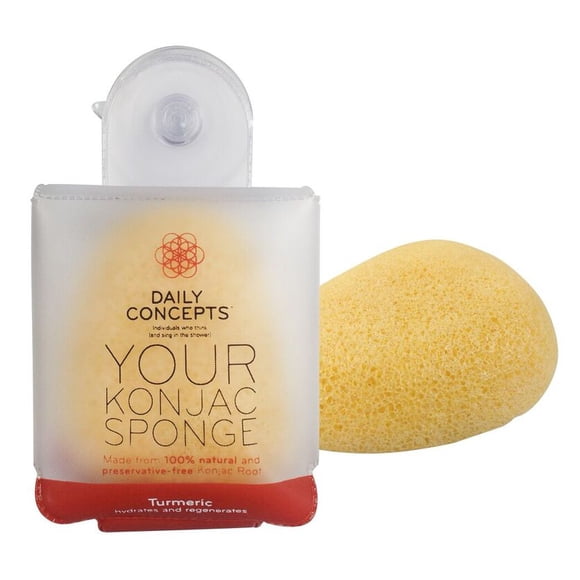 Konjac Sponge Daily Concepts: tu cúrcuma y cúrcuma