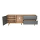 thumbnail image 2 of Mesa Para Tv 65" 58,4x158,4x38 Cm Café Claro Y Gris, 2 of 12