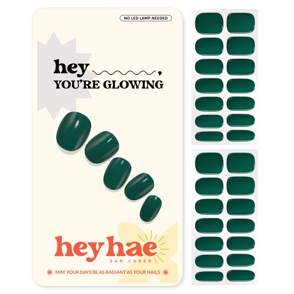Tiras de Gel para Uñas Heyhae "You're Glowing" Veganas