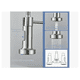 thumbnail image 5 of Llave Monomando Lavaplatos Cocina Grifo Flexible, 5 of 8