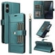 thumbnail image 1 of FOXDOCK Funda tipo Cartera para Sony Xperia 10 VI – Cubierta de Cuero PU con Múltiples Ranuras, Bolsillo para Efectivo y Correa de Muñeca, 1 of 6