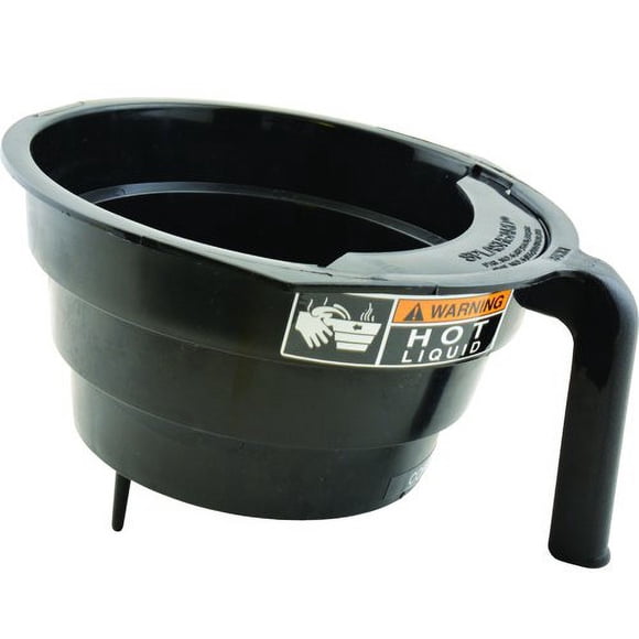 Embudo Bunn-O-Matic de 219 mm con protector contra salpicaduras negro
