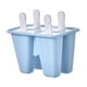 thumbnail image 1 of Molde De Silicona Para Hacer Paletas De Hielo Molde Para Paletas De Helado Moldes Congelados 4 Celdas Azul, 1 of 3