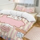 thumbnail image 1 of Cinnamoroll 3-Piece Twin Bed Set - Includes 1 Single Comforter And 2 Pillowcases Bedding - Fade Resistant Microfiber - Cinnamoroll, 1 of 4