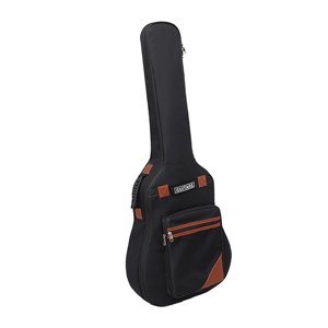 Magideal - Bolsa Para Guitarra Eléctrica, Mochila Portátil Con Correas Ajustables, Mango Lateral De Nailon Negro De 17X42,5 Pulgadas, Acolchado Anticolisión De 1