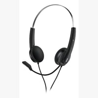 Auriculares Genius Hs-220U Usb Con Micrófono 2,4 Mts Negro Call Center Copilot