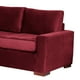 thumbnail image 2 of Sofa Cama Livorno 2pl Tela Velvet Burdeo, 2 of 3