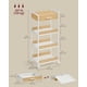 thumbnail image 5 of Carrito de almacenamiento VASAGLE enrollable de 4 niveles con cajón, 30 x 46 x 96 cm, 5 of 6