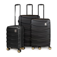 Nautica - Set 3 Maletas Mónaco S+M+L Negro