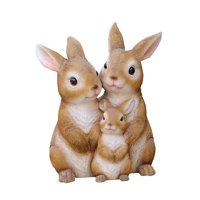 Bothyi - Estatua De Jardín, Figuritas De Conejito, Accesorios Para Fotos, Manualidades, Césped, Decoración De Dormitorio, 3 Uds.