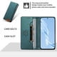 thumbnail image 3 of Funda Tipo Cartera de Cuero Sintético para Samsung Galaxy S21 Plus Bloqueo RFID, con Ranuras para Tarjetas y Bolsillo para Efectivo, Cierre Magnético Fuerte Verde, 3 of 6