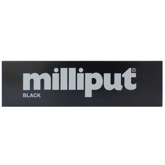 Masilla epóxica negra de 2 componentes Milliput Medium Fine de curado automático, MPP-5, paquete de