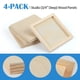 thumbnail image 5 of Paneles de madera de abedul 20 × 20 cm – Pack de 4 – Falling in Art, 5 of 6