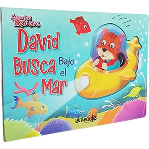 Zig-Zag - Libro Cuentos Con Relieve - David Busca Bajo El Mar / 8 Páginas De Cartón De 25X18 Cm, Con Figura Plástica En Relieve. Tapa De Cartón Troquelada.