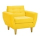 thumbnail image 2 of Sofa Bote 1c Felpa 01 Amarillo, 2 of 6