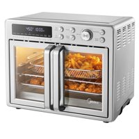 Combinación De Horno Tostador Y Freidora Midea Flexify, 26,4 L, Acero Inoxidable