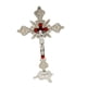 thumbnail image 4 of Crucifijo De Pie 10 Pulgadas Cruz De Mesa De Metal Para Mesa Capilla Decoración Del Hogar Plata, 4 of 5