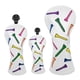 thumbnail image 4 of Set de 3 Fundas Para Cabeza De Palo De Golf Ioensy PU Para Fairway E Híbrido con Etiquetas de Número, 4 of 5