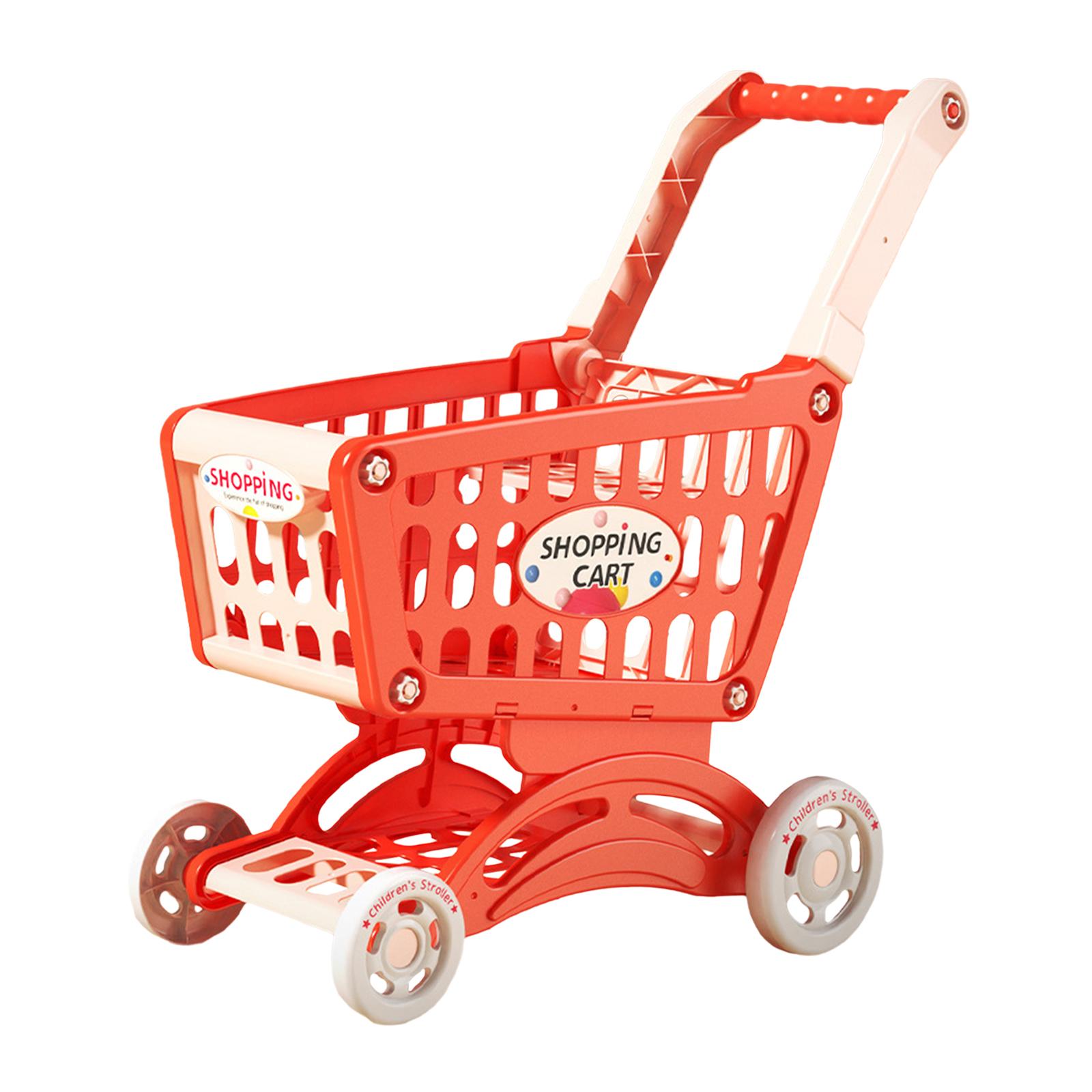 Bothyi - Carrito De Compras Para Niños, Carrito De Juguetes, Regalos De San Valentín Para Niños, Juegos De Rol, Rojo