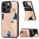 thumbnail image 1 of Funda Resistente para iPhone 13 Pro con Tarjetero y Soporte, Diseño Magnético Blanco, 1 of 5