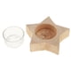 thumbnail image 3 of candelero de la decoración de madera sólida candelero titular de la luz del té vacaciones estrella, 3 of 5