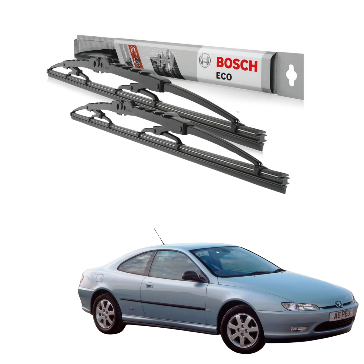 Plumillas Bosch Eco Para Peugeot 406 Coupé 2000-2005