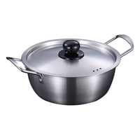 Bothyi - Olla De Cocina De Ramen Coreano, Olla De Cocina De Fideos Caseros Para Restaurante, Estofado De Senderismo, 24Cm