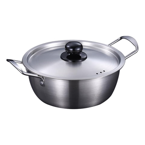 Bothyi - Olla De Cocina De Ramen Coreano, Olla De Cocina De Fideos Caseros Para Restaurante, Estofado De Senderismo, 24Cm