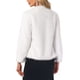 thumbnail image 3 of Abrigo de Mujer de Piel Sintética sin Cuello, Abierto al Frente, Chaqueta Esponjosa para Eventos Especiales y Fiestas, Talla L, Blanco, 3 of 6