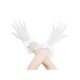 thumbnail image 1 of INSPIRE CHIC Guantes Cortos de Encaje para Mujer con Lazo, Guantes de Malla con Lunares para Boda, Fiesta de Té, Talla Única, Blanco, 1 of 6