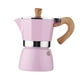 thumbnail image 4 of Cafetera De Aluminio Accesorio Durable Rosa Para Restaurante Viajando 300ml, 4 of 5